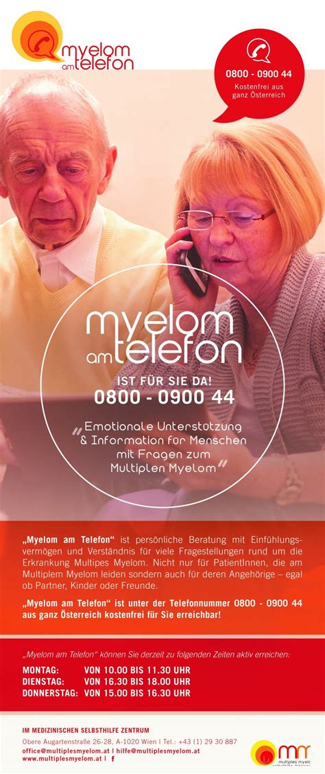 Myelom Am Telefon Public Health PR Projektgesellschaft