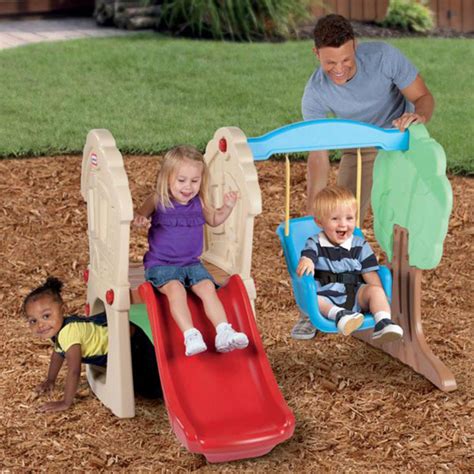 Outdoor Swing And Slide Set at Esther Thompson blog