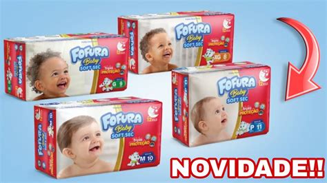 NOVA FRALDA FOFURA BABY SOFT SEC TRIPLA PROTEÇÃO LANÇAMENTO YouTube