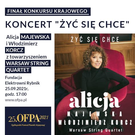 Ofpa Fina Konkursu Krajowego Oraz Koncert Y Si Chce A