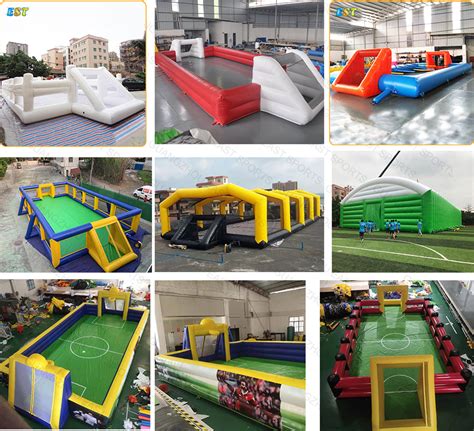 Custom Made Inflatable Football Arena Sports Pitch Soccer Arena