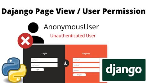 Django User Roles Permissions And Authorization User Specific Pagesaccess Django Tutorial