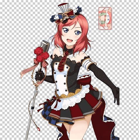 405 Nishikino Maki Tarjeta Love Live SR Render Png Klipartz