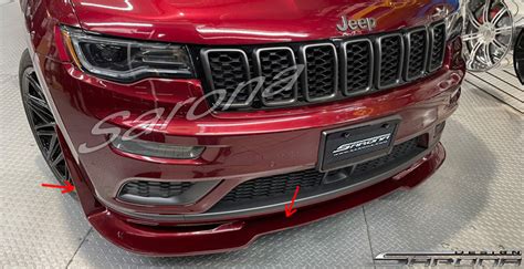 Custom Jeep Grand Cherokee SUV SAV Crossover Front Lip Splitter 2014