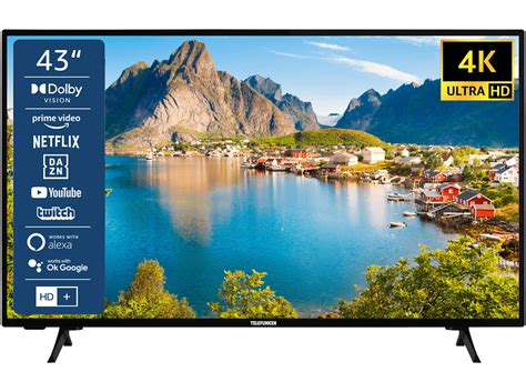 Telefunken Xu Sn S Led Tv Flat Zoll Cm Uhd K Smart Tv