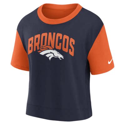 Playera De Cadera Alta Para Mujer Nike Fashion NFL Denver Broncos