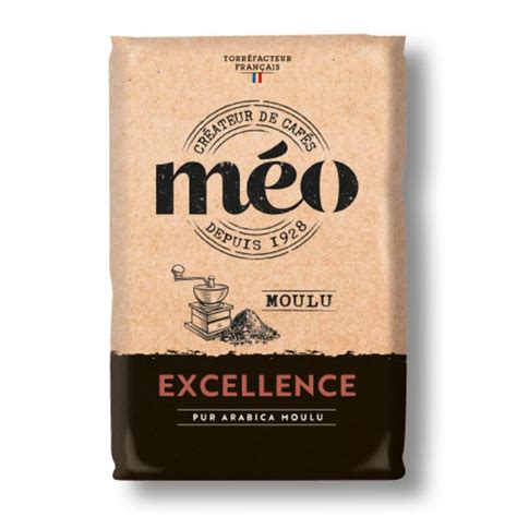 Café Moulu Excellence 500g Cafés Moulus Méo