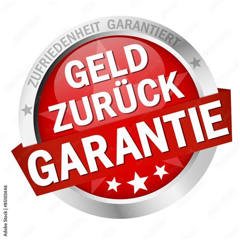 Button With Banner Geld Zur Ck Garantie Stock Vektorgrafik Adobe Stock