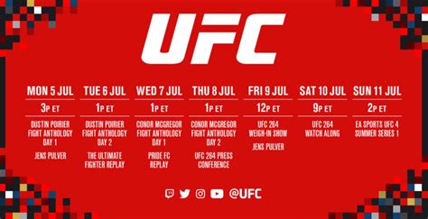 Ufc International Fight Week 2024 Schedule Helen Caterina