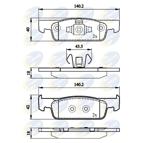 Comline Cbp Brake Pad Set For Sale Online Ebay