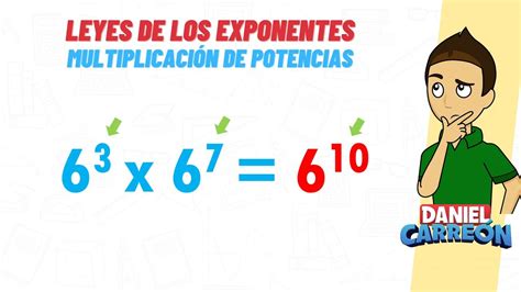 Leyes De Los Exponentes Multiplicaci N De Potencias Super F Cil Para