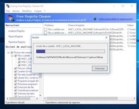 Pulizia e ottimizzazione