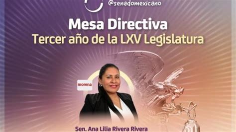 Ana Lilia Rivera Es Elegida Nueva Presidenta Del Senado Frente A