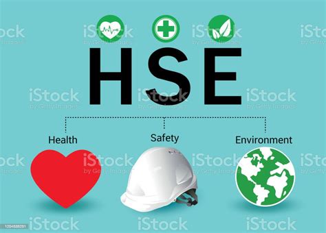 Hse Concept Health Safety Environment Acronym Vector Design Stock Illustration Download Image