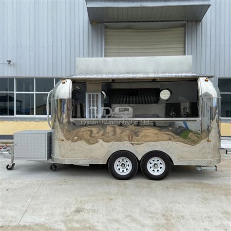 Ud 4m 5m Food Cart Custom Airstream Food Truck Hot Dog Tacos Cart