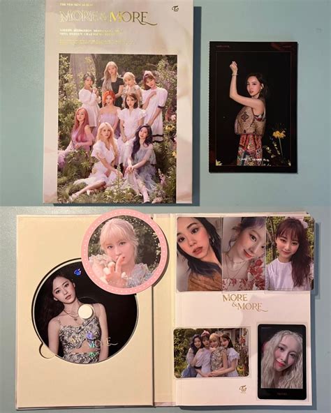 TWICE More & More Ver B Unsealed Album, Hobbies & Toys, Memorabilia ...