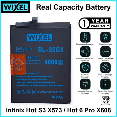 Jual Wixel Baterai Infinix Hot S X Hot Pro X Bl Gx Bl Gx