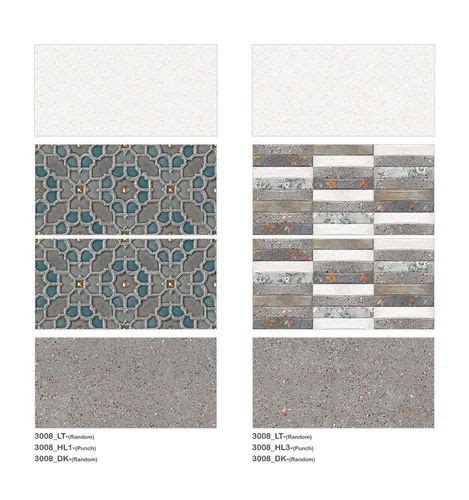 Kissa Glossy X Digital Ceramic Wall Tiles Elevation Tile Size