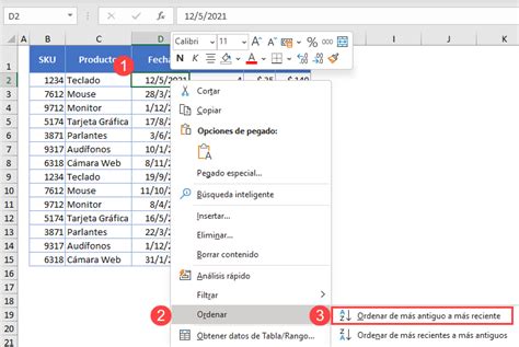 Ordenar Fechas en Orden Cronológico en Excel y Google Sheets Automate