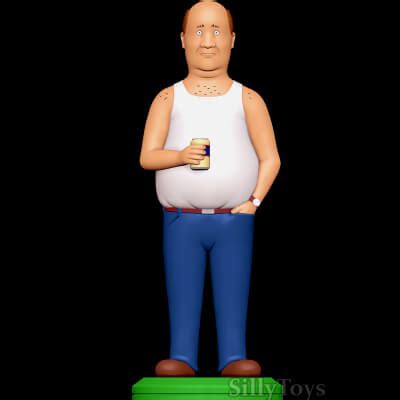 Bill Dauterive - King of The Hill 3D Print Model by SillyToys