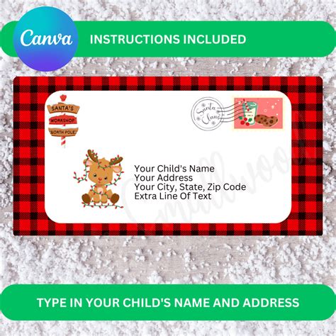 Cute Santa Envelopes Free Printable Cassie Smallwood