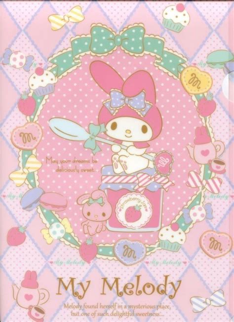 Sanrio My Melody Strawberry A4 Plastic File Folder 1 Hello Kitty