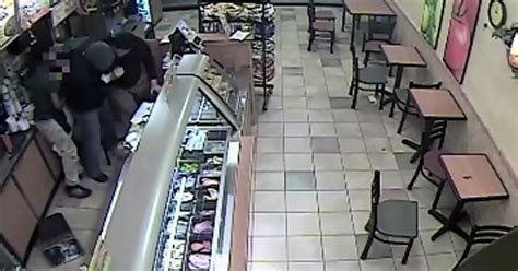 Police Suspects Robbed Queens Subway Restaurants Gas Station At