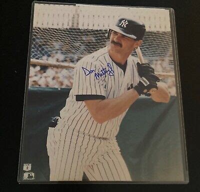 Don Mattingly Signed 8x10 New York Yankees EBay