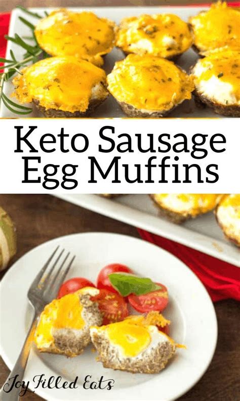 Low Carb Sausage Egg Muffins Keto THM S GF Sausage And Egg