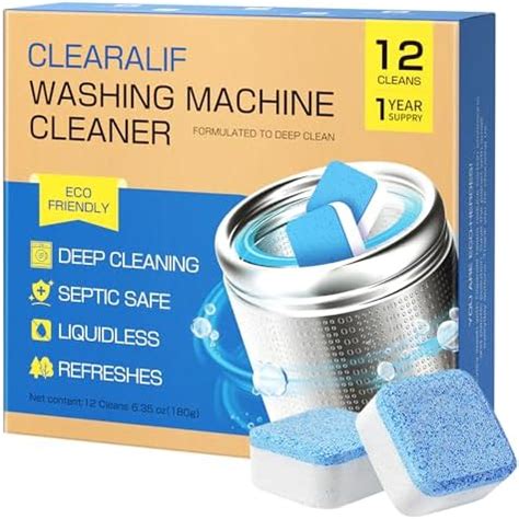 Amazon Washing Machine Cleaner Descaler Pack Deep Cleaning