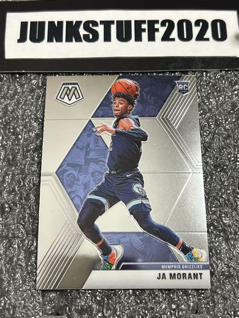 Panini Mosaic Ja Morant Variation V Rc Rookie Memphis