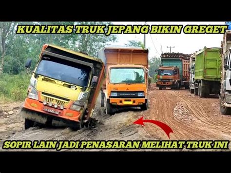 Truk Sawit Jadi Penasaran Melihat Truk Fuso Oren Vs Truk Hino 500