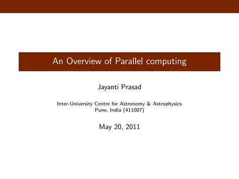 Parallel Computation Pdf