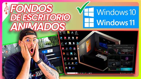 Como poner FONDO DE PANTALLA ANIMADO en Windows 11 ó 10 en 2024