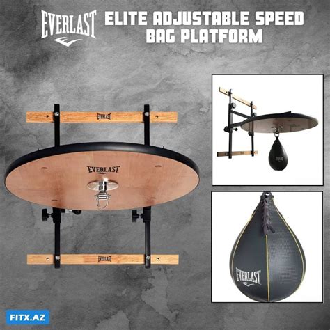 Everlast Elite Adjustable Speed Bag Platform Fitxaz