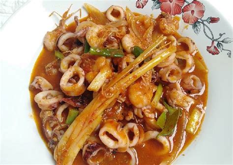 Resep Cumi Udang Saus Padang Ala Restoran Oleh Yuliya Agustina Cookpad