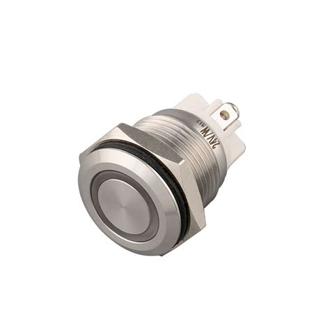 Ce Push Button Switch Normally Open Mm Ring Led V Light On Off