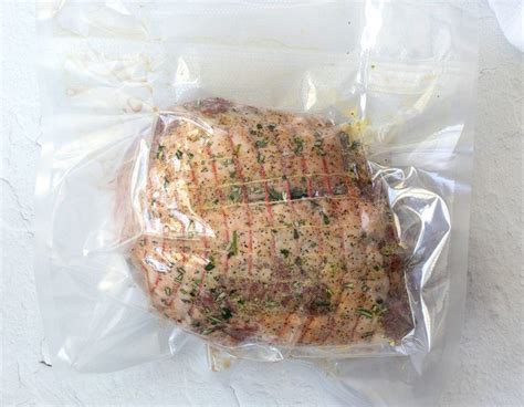 Sous Vide Leg of Lamb With Garlic Butter