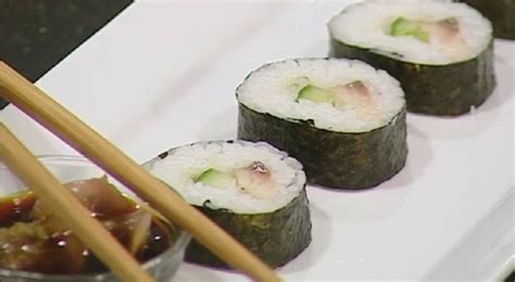 Cured Mackerel Sushi Video Recipe - Allotment Garden TV