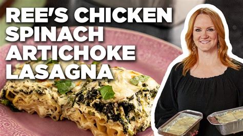 Ree Drummonds Chicken Spinach Artichoke Lasagna The Pioneer Woman Food Network Youtube