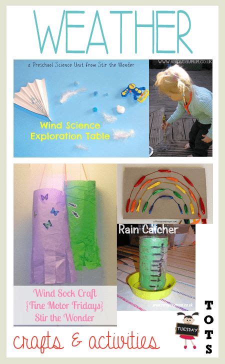 Weather Crafts and Activities for Kids | Weather crafts, Weather ...