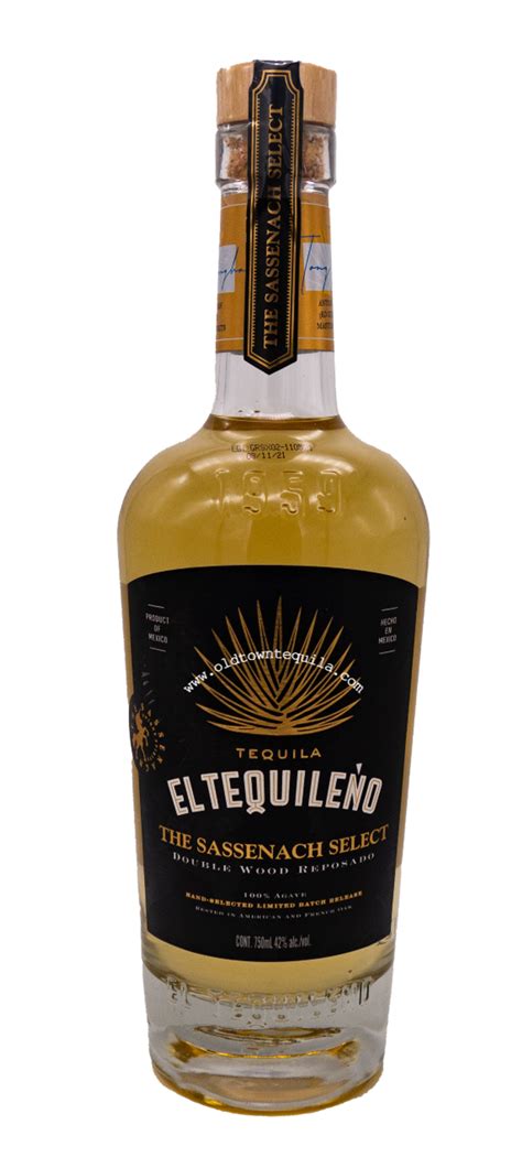 El Tequileño The Sassenach Select Double Wood Reposado Tequila Old Town Tequila