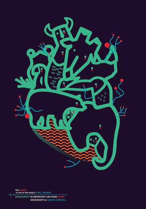 Biodiversity Is Important Like Your Heart On Behance Graphic Design