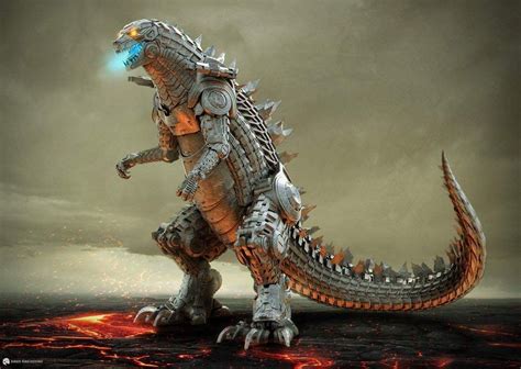 Early ready player one mechagodzilla concept art looks a lot like the legendary Godzilla ...