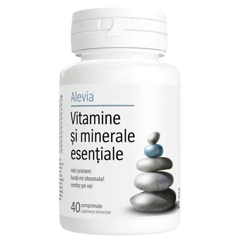 Vitamine Si Minerale 40 Comprimate Alevia Farmacia Tei Online