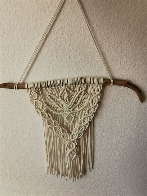 Macrame Wall Hanging Lotus Flower Etsy