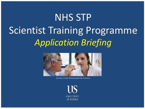 Nhs Stp Scientist Training Programme Application Briefing