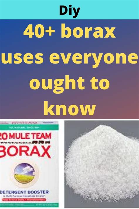 Borax Uses Everyone Ought To Know Borax Uses Borax Baking Soda