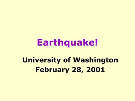 PPT - Earthquake! PowerPoint Presentation, free download - ID:3280168