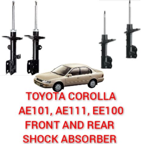 Toyota Corolla Ae Ae Ee Front Rear Shock Absorber Oem